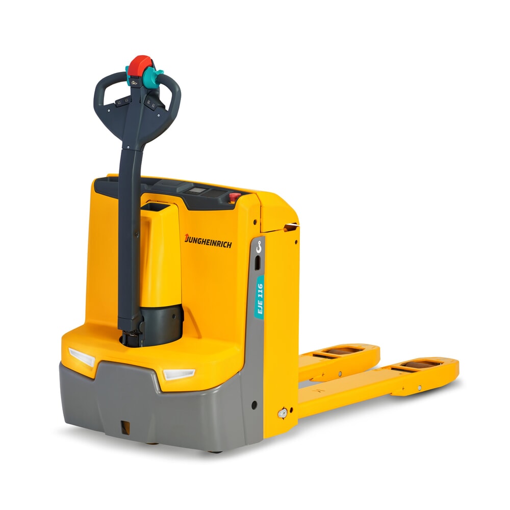 Produktabbildung Nr. 1: Jungheinrich EJE 118 electric pallet truck, load capacity 1,800 kg, fork length 1,150 mm, Aquamatic