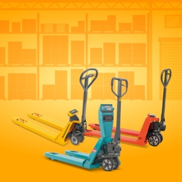 Pallet trucks with weigh scales Pallet trucks with weigh scales